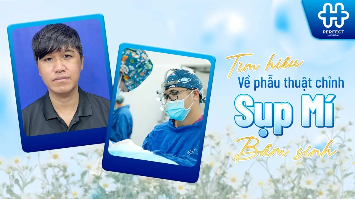 Chỉnh sụp mí bẩm sinh