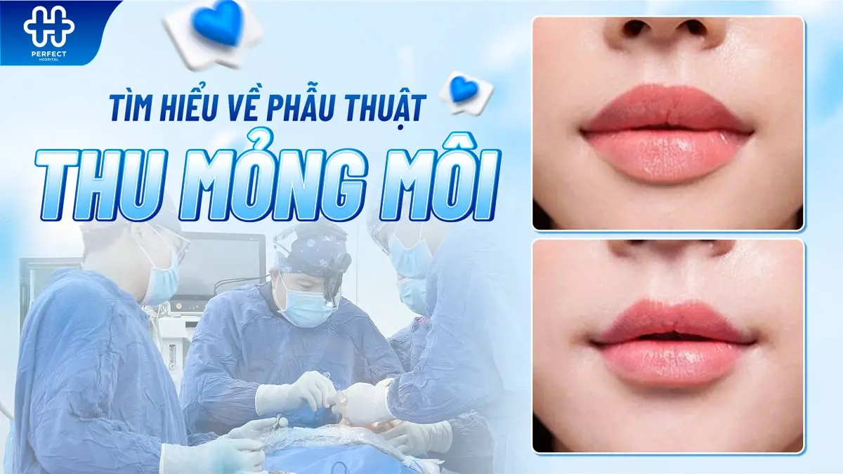 Thu mỏng môi: Biến môi dày thành môi mỏng hiệu quả