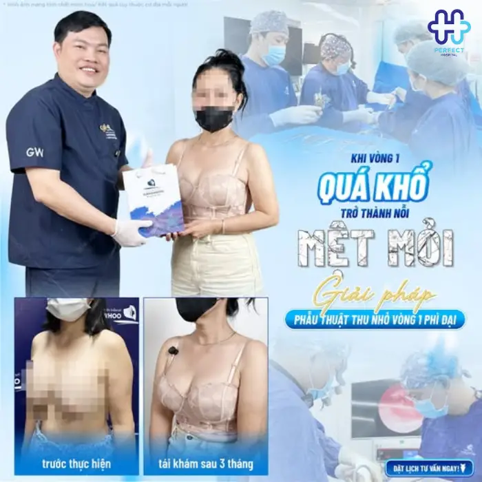 Thu gọn ngực phì đại: Ưu điểm và quy trình thực hiện