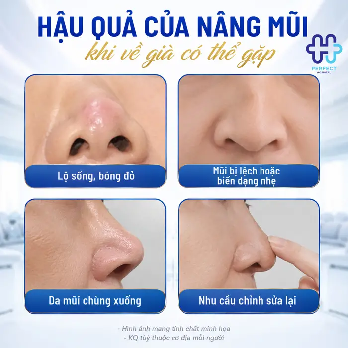 Hậu Quả Của Nâng Mũi Khi Về Già Có Đáng Lo Không? Góc Nhìn Chuyên Môn