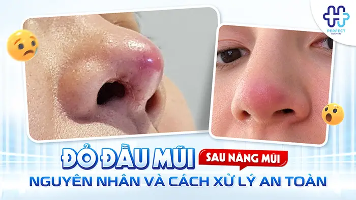 ĐỎ ĐẦU MŨI SAU KHI NÂNG: NGUYÊN NHÂN VÀ CÁCH XỬ LÝ AN TOÀN