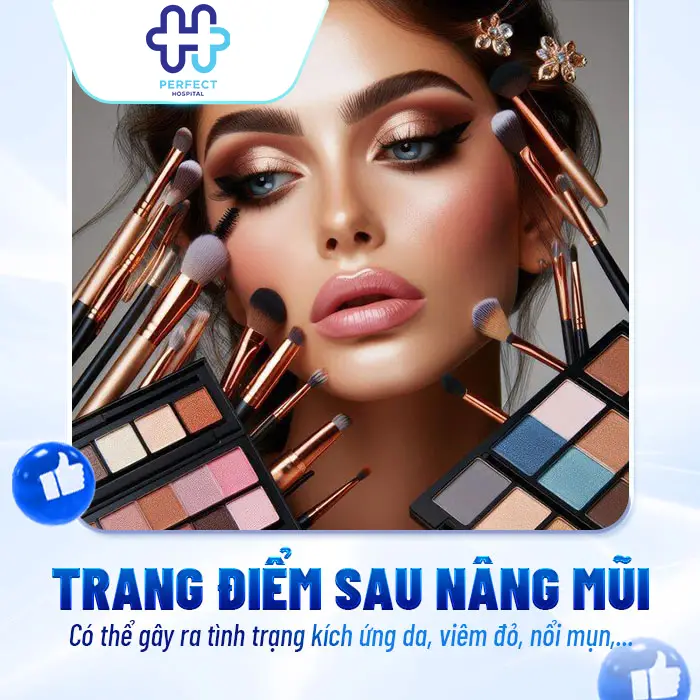 Nâng Mũi Bao Lâu Được Trang Điểm? Thời Điểm Makeup An Toàn