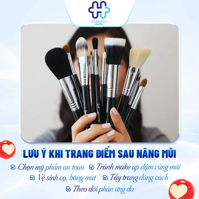 Nâng Mũi Bao Lâu Được Trang Điểm? Thời Điểm Makeup An Toàn