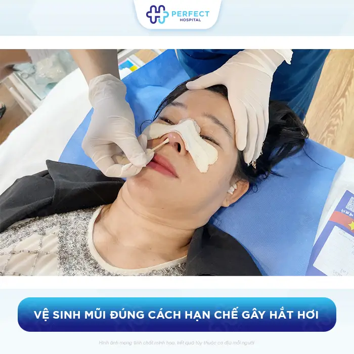 Nâng Mũi Bị Hắt Hơi Có Sao Không Và Có Được Xì Mũi Không