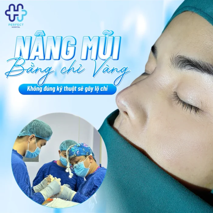 Nâng Mũi Chỉ Vàng Có Tốt Không? Sự Thật Về Chỉ Vàng 24K Trong Thẩm Mỹ