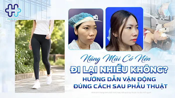 Nâng Mũi Có Nên Đi Lại Nhiều Không? Hướng Dẫn Vận Động Đúng Cách Sau Phẫu Thuật