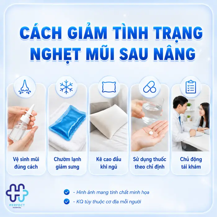 Nâng Mũi Xong Bị Nghẹt Mũi Có Nguy Hiểm Không? Cách Xử Lý Hiệu Quả
