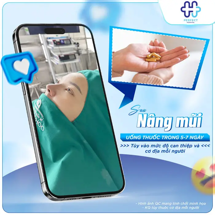 Sau Khi Nâng Mũi Nên Uống Thuốc Gì Để Nhanh Hồi Phục Vết Thương