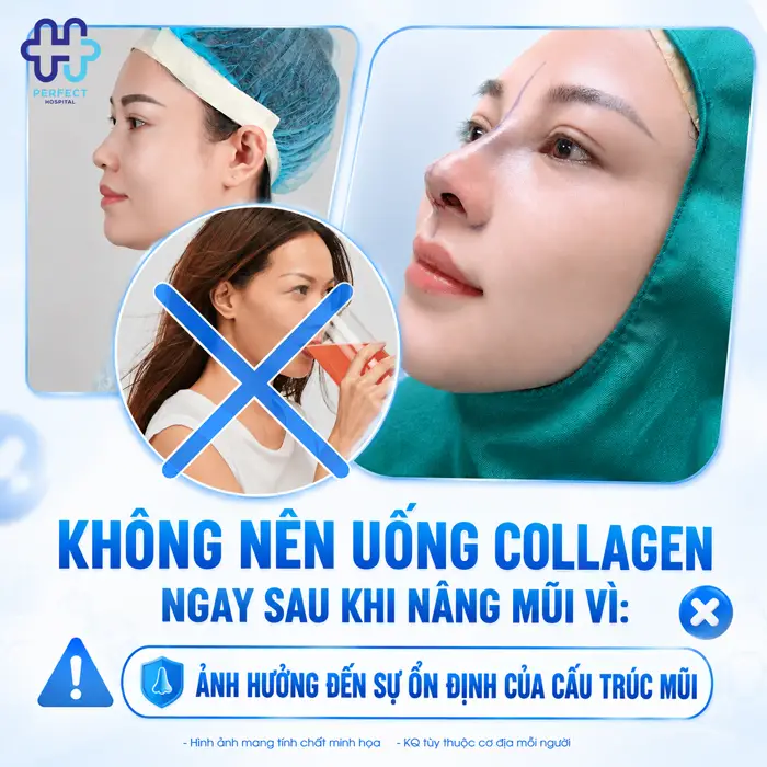 Có Được Uống Collagen Sau Khi Nâng Mũi Không? Có Gây Ảnh Hưởng Không?