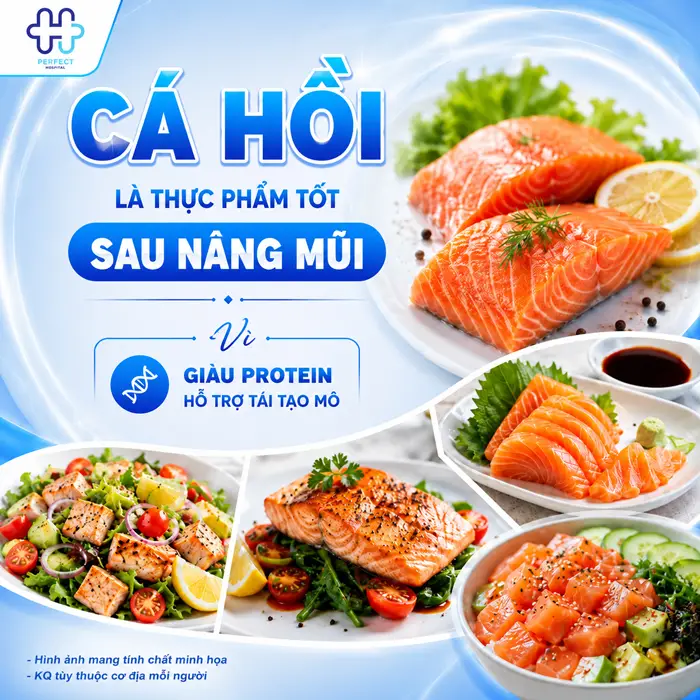 Nâng Mũi Có Được Ăn Cá Hồi Không? Ăn Đúng Cách Để Mũi Nhanh Hồi Phục