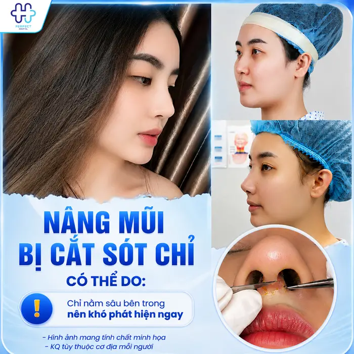 Nâng Mũi Bị Cắt Sót Chỉ Có Sao Không? Cách Xử Lý An Toàn