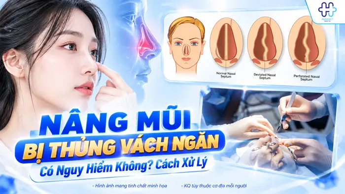 Nâng Mũi Bị Thủng Vách Ngăn Có Nguy Hiểm Không? Cách Xử Lý