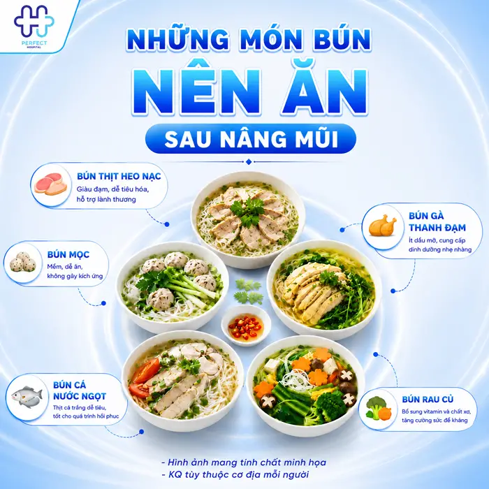 Nâng Mũi Có Được Ăn Bún Không? Có Ảnh Hưởng Đến Mũi Không?