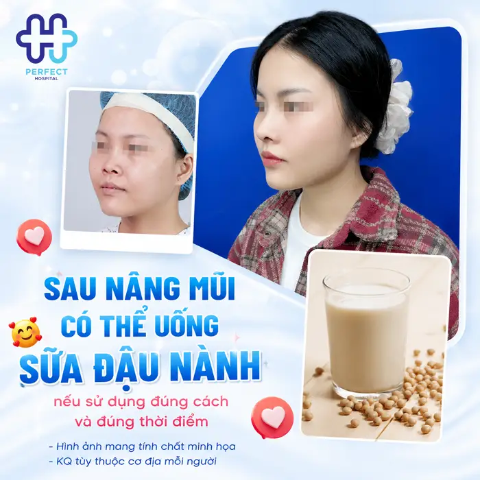 Nâng Mũi Có Được Uống Sữa Đậu Nành Không? Bác Sĩ Giải Đáp