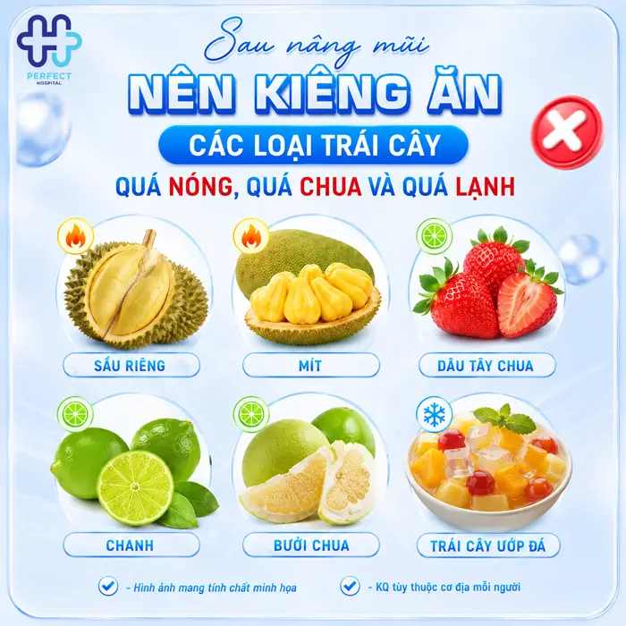 Nâng Mũi Nên Ăn Trái Cây Gì Để Mũi Nhanh Lành, Đẹp Tự Nhiên?
