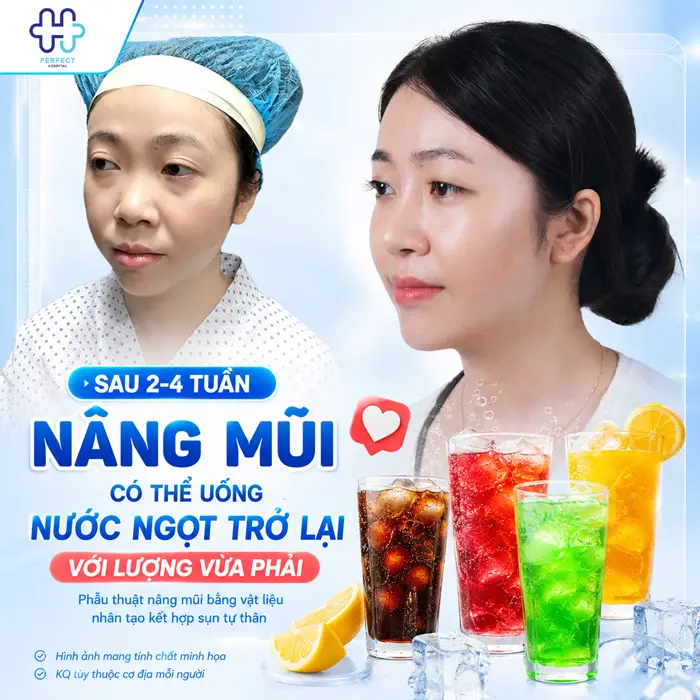 Nâng Mũi Uống Nước Ngọt Được Không? Có Ảnh Hưởng Đến Mũi Không?