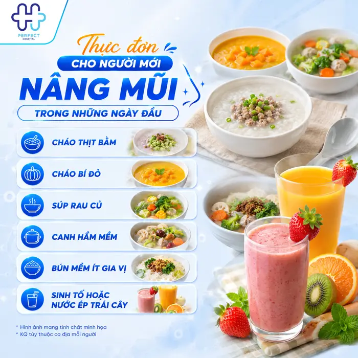 Thực Đơn Cho Người Mới Nâng Mũi Giúp Hồi Phục Nhanh Và Vào Form Đẹp