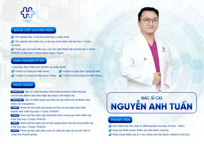 Bác Sĩ Nguyễn Anh Tuấn – Bác Sĩ Chuyên Khoa Tạo Hình – Trẻ Hóa Khuôn Mặt