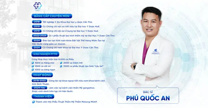 Bác sĩ Phú Quốc An – Bác Sĩ Chuyên Nam Khoa, Hút Mỡ, Nâng Ngực