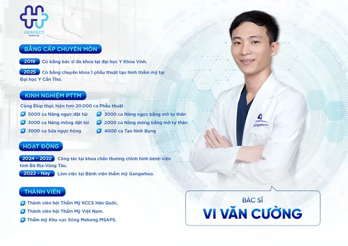 Bác Sĩ CKI Vi Văn Cường – Bác Sĩ Chuyên Khoa Tạo Hình Bụng, Ngực Và Mông