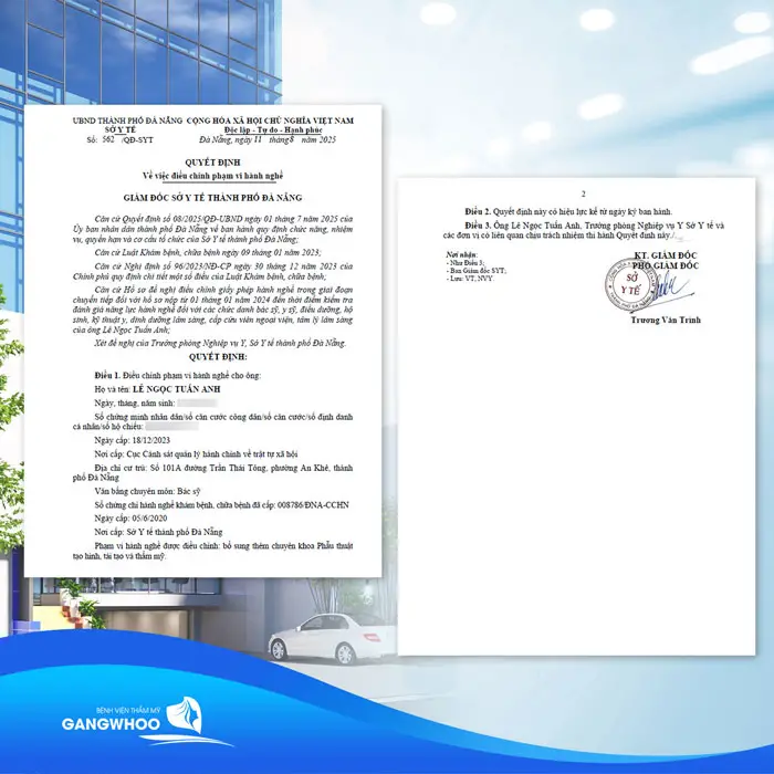 Bác Sĩ CKI Lê Ngọc Tuấn Anh – Phó Giám Đốc BVTM Gangwhoo