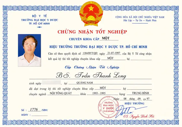 BS CKII Trần Thanh Long – Bác Sĩ Gây Mê Hồi Sức 