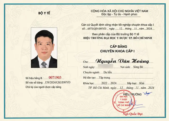 BS CKI Nguyễn Văn Hoàng – Bác Sĩ Da Liễu