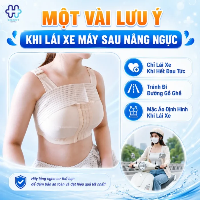 Nâng Ngực Bao Lâu Được Đi Xe Máy? Mốc Thời Gian An Toàn Cần Biết