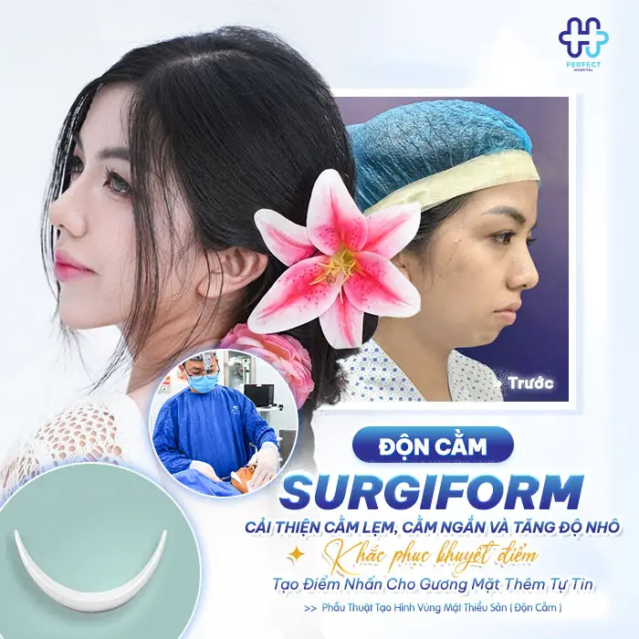 Độn Cằm Sụn Surgiform: Giải Pháp Tạo Đường Nét Cằm Tự Nhiên